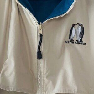 Jacket Princess Cruises South America Penguin Reversible to Fleece Unisex 2XL